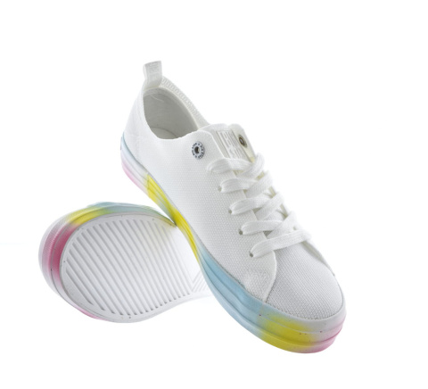 Trampki damskie BIG STAR SHOES LL274237 biały