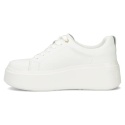 Skórzane sneakersy damskie Filippo DP6246/24 WH biały