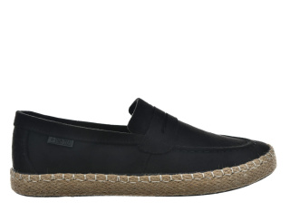 Espadryle męskie materiałowe Big Star Shoes NN174046 czarny