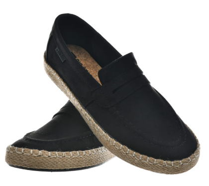 Espadryle męskie materiałowe Big Star Shoes NN174046 czarny