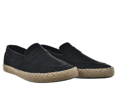 Espadryle męskie materiałowe Big Star Shoes NN174046 czarny