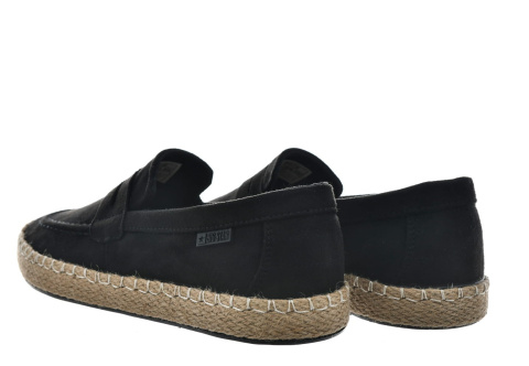 Espadryle męskie materiałowe Big Star Shoes NN174046 czarny