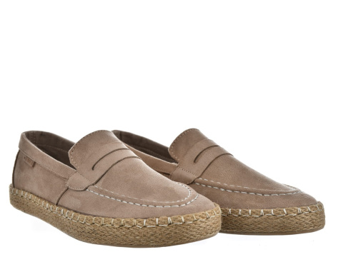 Espadryle męskie materiałowe Big Star Shoes NN174049 beż