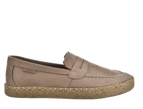 Espadryle męskie materiałowe Big Star Shoes NN174049 beż