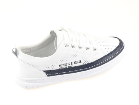 Buty sportowe SNEAKERSY damskie Evento 22PB33-4636 biały/granat