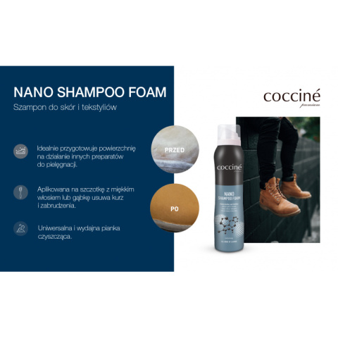 UNIWERSALNA PIANKA CZYSZCZĄCA - COCCINE NANO SHAMPOO