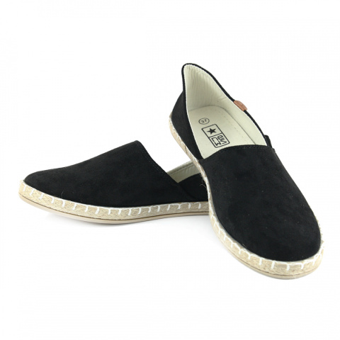 Espadryle Evento 20TX02-2416 czarne