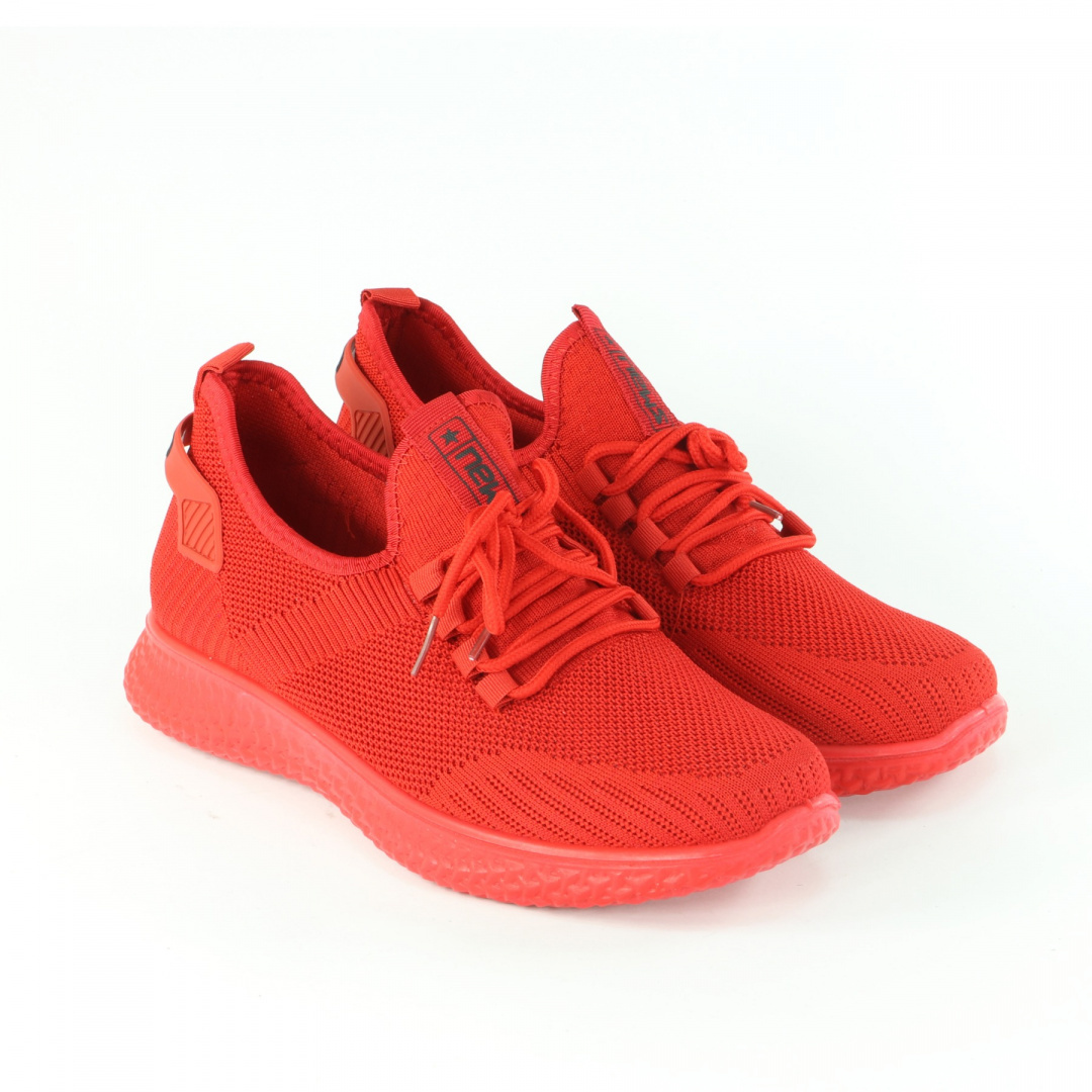 Sneakersy męskie News 21MN02-3634 czerwone