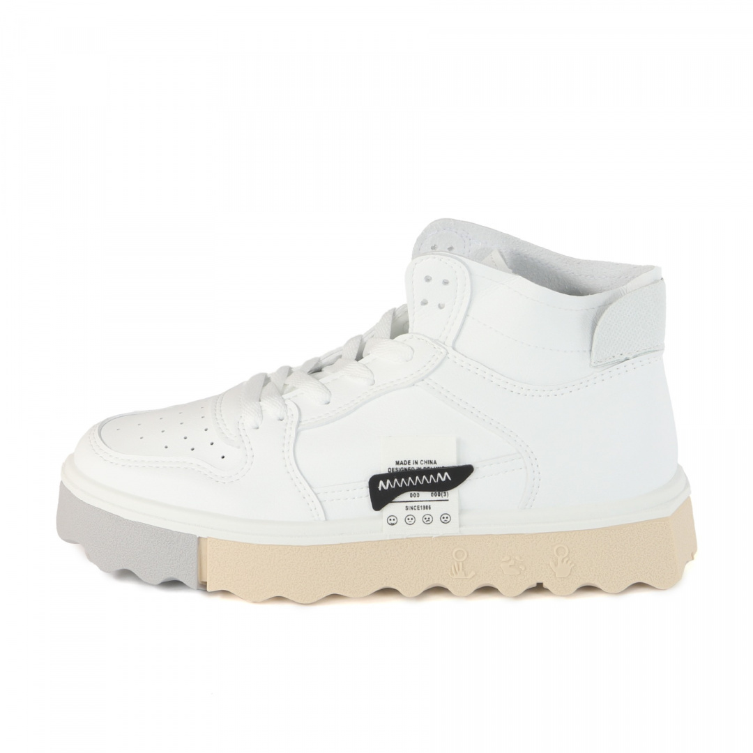 Wysokie sneakersy damskie HB13-4 białe