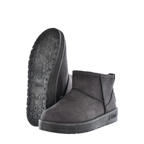 Śniegowce damskie Big Star Shoes KK274291 szare